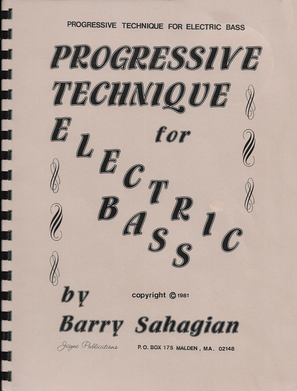 Progressive Technique for Electric Bass EBook